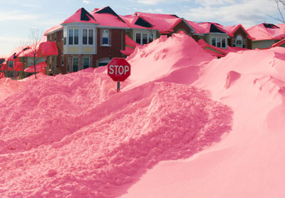red snow